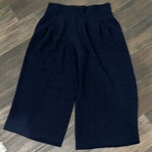 Cropped Wide Leg Trousers